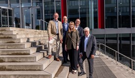 v.l.n.r.: Till Moog, Bernd Irlenborn, Lea Wippermann, Jörg Wallaschek, Albert Hansel